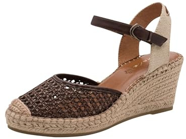 Tamaris Damen 1-29610-42 Espadrille kil sandal mocka, 6 UK
