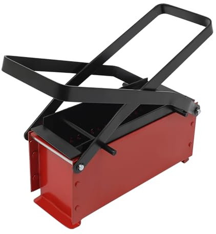 ONEUPING Waste Paper Log Briquette Maker, Single Grid Heavy Duty Carbon Steel Manual Newspaper Brick Press Machine, Paper Fire Brick Maker Press for Eco Recycling, Fireplace Fuel Production, DIY