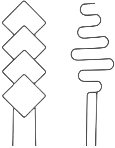 Operitacx Lot de 2 Supports pour Monstera - Treillis en Fer Haut avec Tuteurs pour Votre Monstera grimpante de Grande Taille | Plante grimpante d'intérieur