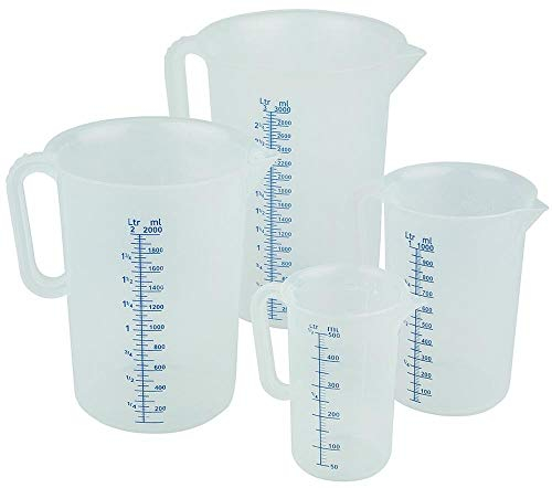 APS pichet gradué Ø 20,5 cm, H: 27,5 cm, 5 Liter Polypropylen