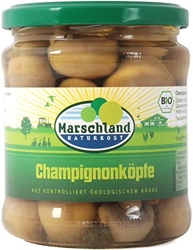 Bio-Champignon Köpfe Gl. MARSCHLAND 1 x 330 g
