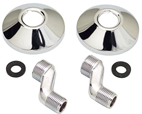 Juego Excentricas 2,5 cm. 1/2x3/4 Con Embellecedor