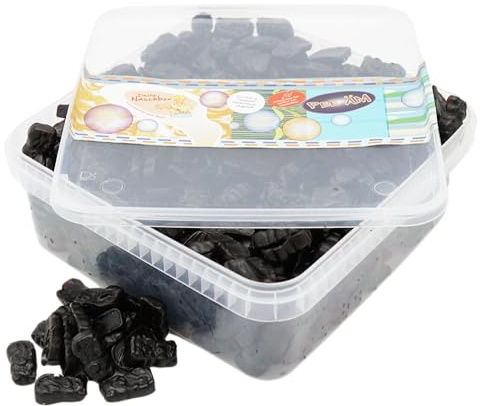 Deine Naschbox | Zuckerfreie Süße Lakritz Bärchen | 1kg Naschbox | XL Großpackung für Party, Candybar & als Geschenk | Gelatinefrei | Aromatisch