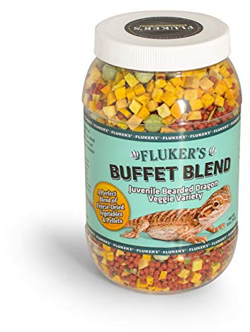 Fluker's Flukers 1 Piece Juvenile Bearded Dragon Veggie Variety Diet, 5 oz