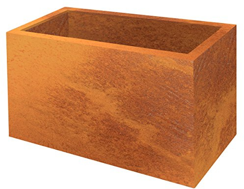 Palatino Exclusive Line Jardinière surélevée LOTTE en acier Corten 60 x 40 cm, hauteur 50 cm, modulable