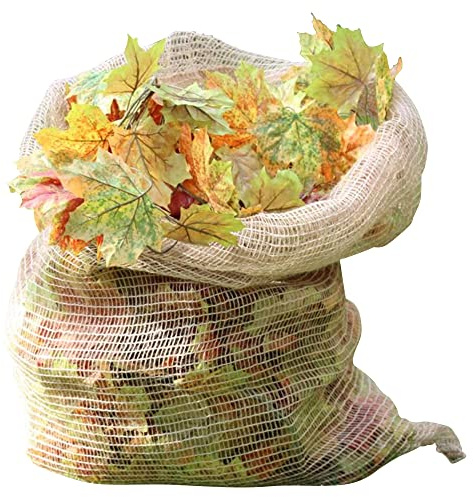 Noor Lot de 3 Sacs à Feuilles en Jute 70 x 100 cm