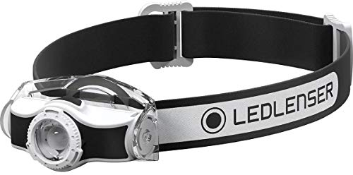 Ledlenser MH3 Outdoor Stirnlampe LED, Schwarz/Grau, 200 Lumen, fokussierbar, Leuchtweite 130m, Leuchtdauer bis 35h, Metallclip, inkl. Batterie, Kopflampe