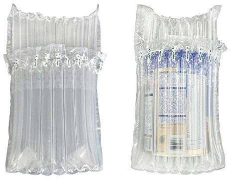 Sourcemall 20 Pack Milk Powder Can Protector Travel Transport Inflatable Column Packaging Air Bags Air Filled Column Shockproof Cushioning with 1 Pump random colour