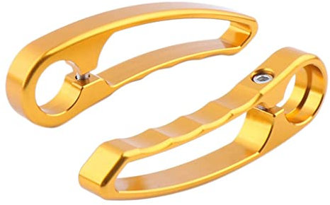 CUTICATE Fahrrad lenkerende MTB Bar-Ends Faltbare Rennrad Lenkergriffe - Gold