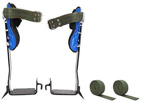 Baumkletterausrüstung, Baumklettern Spikes 304 Edelstahl Klaue Baumklettern Spikes Outdoor-Sportarten Baumkletterwerkzeug, Baumkletterschuhe Spike(1 Gear)