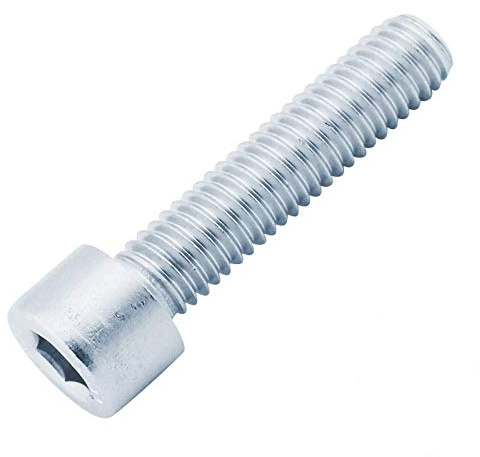 D2D | VPE: 10 Stück - Zylinderschrauben mit Innensechskant - Größe: M6 x 16 mm - DIN 912 verzinkt | Zylinderkopfschrauben