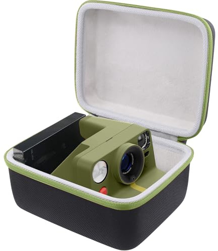 Khanka Étui Rigide pour Polaroid Now Gen3,Now+ Gen3,Now Gen2,Verte | Compatible avec Polaroid Now Gen3,Now+ Gen3,Now Gen2,Now+ Gen2,Now Now+ I-2,Flip;Étui Rigide de Rangement,Étui uniquement