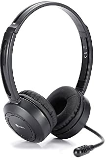 Heden Casque Micro Bluetooth Connexion BT ou câble Jack 3.5 Micro pivotant, Arceau réglable Noir