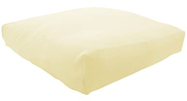 Dukal | Ersatzbezug passend für Ergolution Ergonomisches Kopfkissen (mit Nackenstütze) | 60 x 50 cm | aus hochwertigem DOPPEL-Jersey | 100% Baumwolle | Farbe: creme