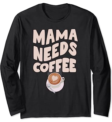 Pink Mama Needs Tasse à café en forme de cœur et cuillère Manche Longue