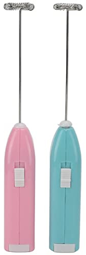 2 Pcs Mini Mélangeur De Peinture Coloré Outils De Mélange De Peinture Mélangeur Électrique À Main En Acier Inoxydable Agitateur Électrique Pour Bricolage Art Artisanat Lait Café Thé Fouet