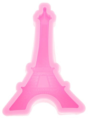 BESTonZON Paris Eiffelturm Silikonform 3D-Schokoladenfondantform DIY-Kuchendekoration Mini-Seifenharz-Polymer-Tonform Für Pudding Kerze