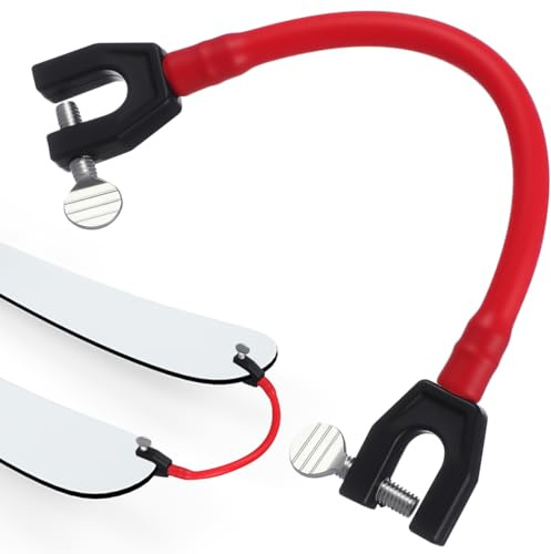 Garneck Connecteur de Pointe de Ski Professionnel Prime Latex Durable Aide à l'entraînement de Ski Easy Aide à l'entraînement, Les Pointes de enseigne Le contrôle, Le calfeutrage, Le