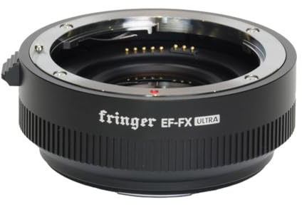 Fringer EF-FX Ultra (FR-FX071) objektivadapter autofokus med 0,74x brännviddsreduktion – EOS EF-objektiv för FX-Mount-kameror – förbättrad ljusförstärkning