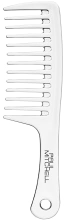 Paul Mitchell Detangler Comb, Wide Tooth Comb Detangles Wet or Dry Hair