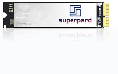 Superpard Interne SSD Festplatte 2TB für MacBook Air A1465/A1466 (2013-2017),MacBook Pro A1502/A1398 (2013-2015),iMac A1418/A1419 (2013-2017),Mac mini (2014), Mac Pro (2013) (Vorinstalliertes macOS)