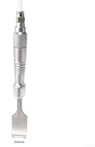 Jotekonoby Set di scalpelli pneumatici ad aria con 5 scalpelli pneumatici versatili per la rimozione di intonaco, lavorazione del legno, scultura in pietra, artigianato artistico