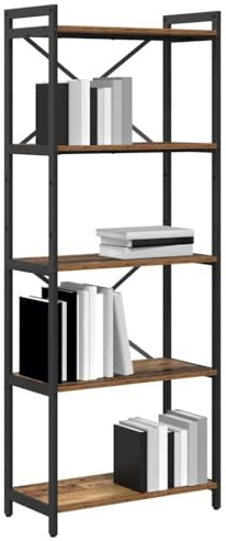 vidaXL Bücherregal 60 x 30 x 155 cm Holzwerkstoff Altholz