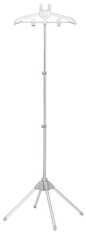 Supporto Da Stiro Verticale 155cm,Grucce Per Ferro Da Stiro Vapore,Supporto Da Stiros Verticale Telescopico,Rotazione Orizzontale Di 360 Gradi,Altezza Regolabile,Leggero E Portatile