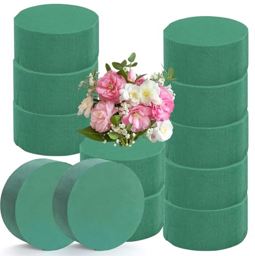 Givendoris 12-Piece Floral Foam Set for Flower Arrangements, Versatile Wet & Dry Use, Lightweight & Easy to Shape, Ideal for Weddings, Events, and DIY Crafts