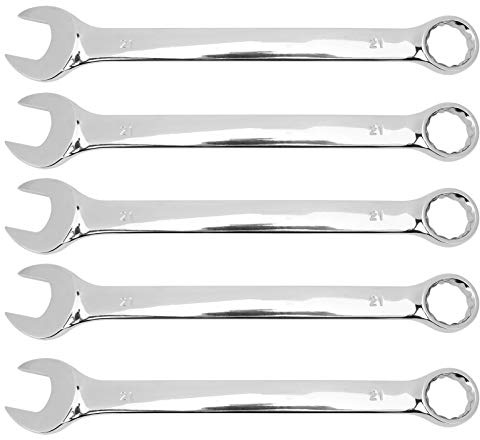 PLKYZMCDK Set di chiavi a cricchetto da 5 pezzi, utensili manuali a doppio uso con chiavi a scatola aperta, chiave a cricchetto in acciaio al cromo vanadio con apertura standard a forma di