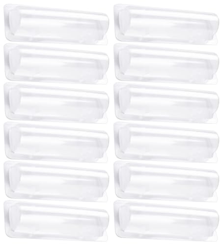 DECORNIJIA 60 Pièces Pochette Plastique Transparente Lèvres en PVC Compacte et Visible, pour Bricolage et Organisation de Cartes