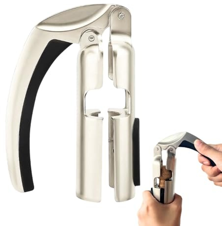 Ouvre-Bouteille à Champagne,Tire-Bouchon Portable en Métal | Extracteur De | pour les Femmes, les Seniors, le Champagne, la Bière, la Maison, la Cuisine,