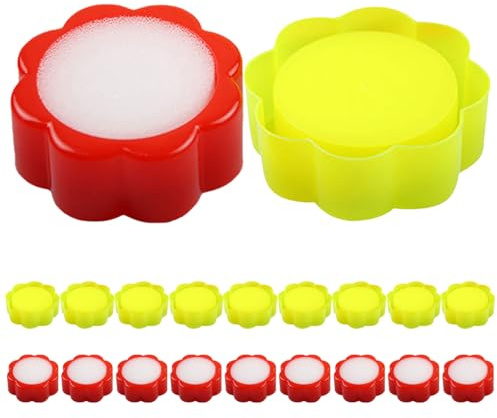 JOINPAYA 24pcs Sponge Finger Wetting Pad Fingertip Moistener Wet Finger for Paper Office Supplies for Cashiers Counting Bills
