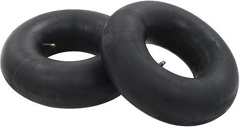 sephironlbb 2 camere d'aria per carriola, 15 x 6.00-6, in gomma, pneumatici di ricambio per carriola, carriola, carriola a mano con valvola in metallo, a prova di foratura, facile da gonfiare, ideale