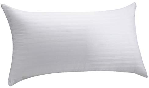 Pikolin Home - Ticking Pillowcase - 100% Cotton, white, 30 x 50 cm