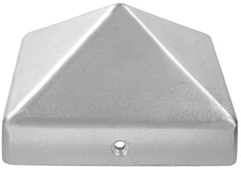 Premium Pfostenabdeckung für Pfosten 110x110 mm, aus Aluminium blank