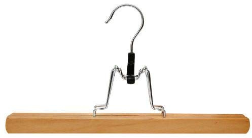 SF 30cm Premium Quality Wooden Clamp Hanger Skirt|Trouser|Jeans|Dress|Suit|Garments|Clothes Wardrobe Hanger Retail Shop Display (5)