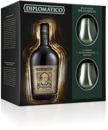 Coffret Diplomatico Seleccion de Familia + 2 verres
