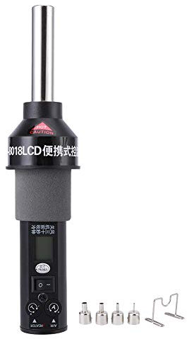 EVTSCAN, la última pistola de aire caliente, mini pistola de calor, termostato con pantalla digital de 9 toberas, herramientas eléctricas industriales, con pantalla digital LCD, para desoldar la mayor