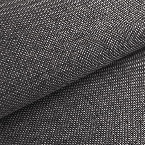 HEKO PANELS Tyg per meter för stoppning av stolar, soffor och kuddar - 100% slitstark polyester - tyger per meter - grå säljs per Meter – 1 Styck = 1 m x 1,45 m