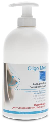 Bruststraffunkesscreme Forte mit Collagen & Bockshornklee Straffung, Vergrößerung Creme für Brust Hals Dekolleté 500 ml Brustvergrößerung Creme bh Creme Breast Reshape
