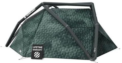HEIMPLANET Original | Kirra 2-3 Person Tent | Inflatable Camping Tent | Outer Tent and Tent Floor - 5000mm | No Tent Poles Required | Supports 1% for The Planet