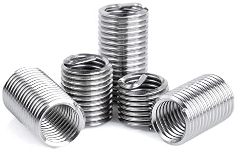 10pcs M16-2.0×3D Wire Thread Insert Sortiment Metrisch, Edelstahl Helicoil Typ Gewinde Reparatur Insert