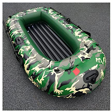 OLOTU Geräumig Wasserfloß mit Luftpumpe, Seilpaddel, Reparaturflicken, Schlauchboot, strapazierfähig, 4-Personen-Aufblaskajak, Unterstützung bis zu 320 kg Aufblasbar