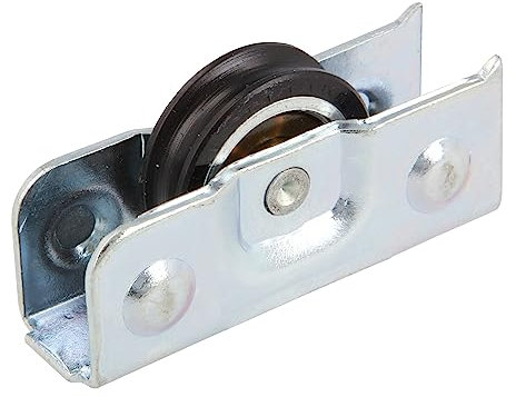 Amig - Cuscinetto Finestra Scorrevole | Set di 2 unità | Dimensioni 45 x 16 mm | Custodia Metallica e Cuscinetto a Sfere | Progettato per Finestre Scorrevoli | Acciaio Bicromatato