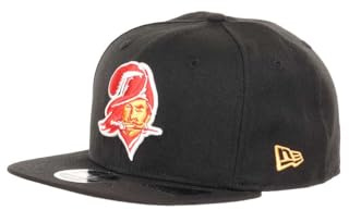 New Era NFL 9Fifty Caps verstellbar Snapback Baseball Kappe gerader Schirm schwarz Dark Eagles Bills Saints