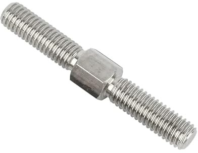 M3 M4 M5 M6 M8 M10-M16 304 Edelstahl Links Rechts Gewinde Doppel End Gewinde Stange Positive Negative Gewinde Stange Bolzen Schraube Bolzen (Color : 60mm, Size : M4-2pcs)