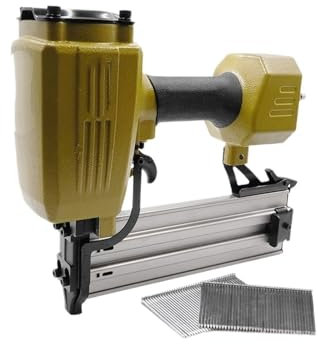 BORRGTU Graffettatrice pneumatica Senza Olio Chiodatrice pneumatica ST64C Pistola sparachiodi