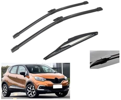 YZCSYBBF Auto Wischer Vorne Und Hinten Wischer Klingen Für Renault Für Captur Kaptur 2016-2020 Windschutzscheibe Windschutzscheibe Fenster Pinsel 26 +16 + 12 Scheibenwischerblätter(Rear 1pcs)