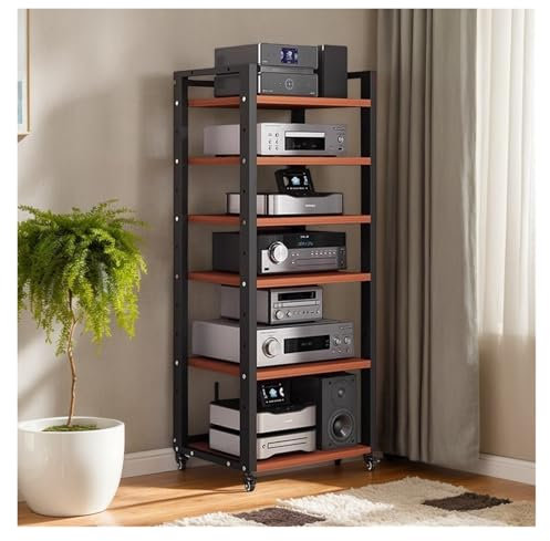 mobile stereo hi fi rack hifi Mobiletto Stereo Compatto Con Ripiano Angolare Su Ruote, Tavolo Console Da Gioco Stretto, Mobiletto Portaoggetti For Camera Da Letto, Giradischi, Rack Audio E Video, Unit